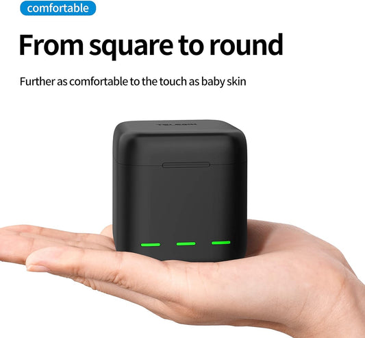 HERO12/HERO11/HERO10 TELESIN 2-Pack Batteries + 3 Slots Charger