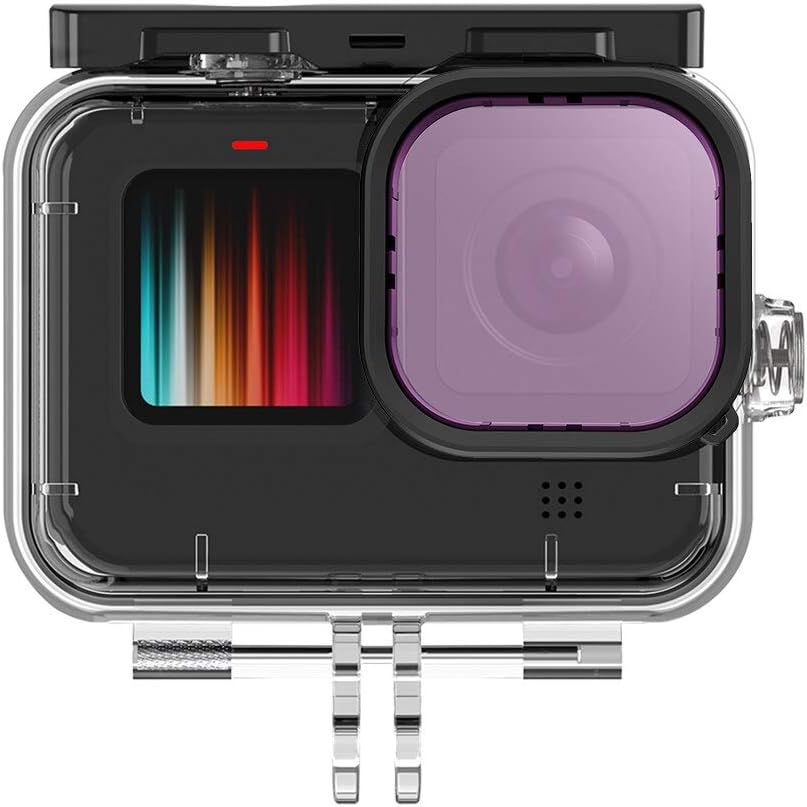 TELESIN 45M Housing with 3 Pack Dive Filters for GoPro Hero 13/12/11/10