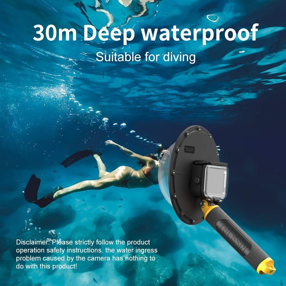TELESIN 6" Dome Port For GoPro HERO13/HERO12/HERO11